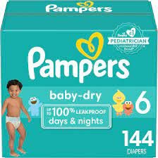 Pampers Large Size 4 Baby Diapers 32 Count