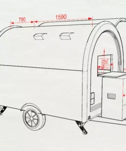 Mobile food trailer