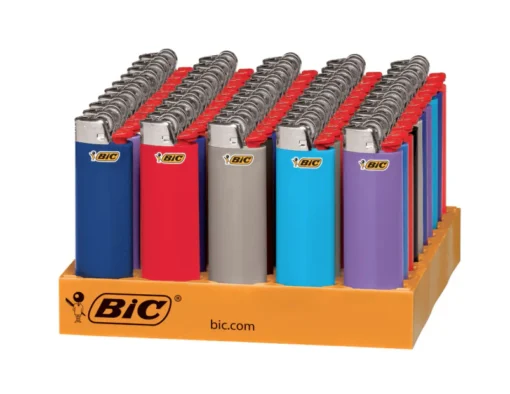 50x Bic Lighters – Genuine Maxi Cigarette Lighters – Bulk Pack