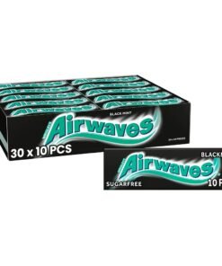 Airwaves Black Mint Gums – 30 Packs x 10 Pieces