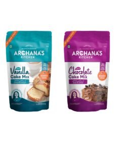 Archana’s Kitchen Sugar-Free Multi Millet Chocolate and Vanilla Cake Mix Combo | No Added Sugar | Zero Preservatives