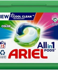 Ariel All-in-1 Pods Detergent Capsules Colour Pack of 15