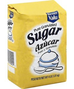 Better Valu Pure Granulated Sugar – 4 lb (1.81 kg)