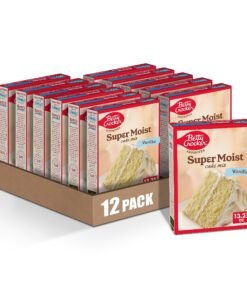 Betty Crocker Favorites Super Moist Vanilla Flavored Cake Mix, 13.25 oz (Pack of 12)