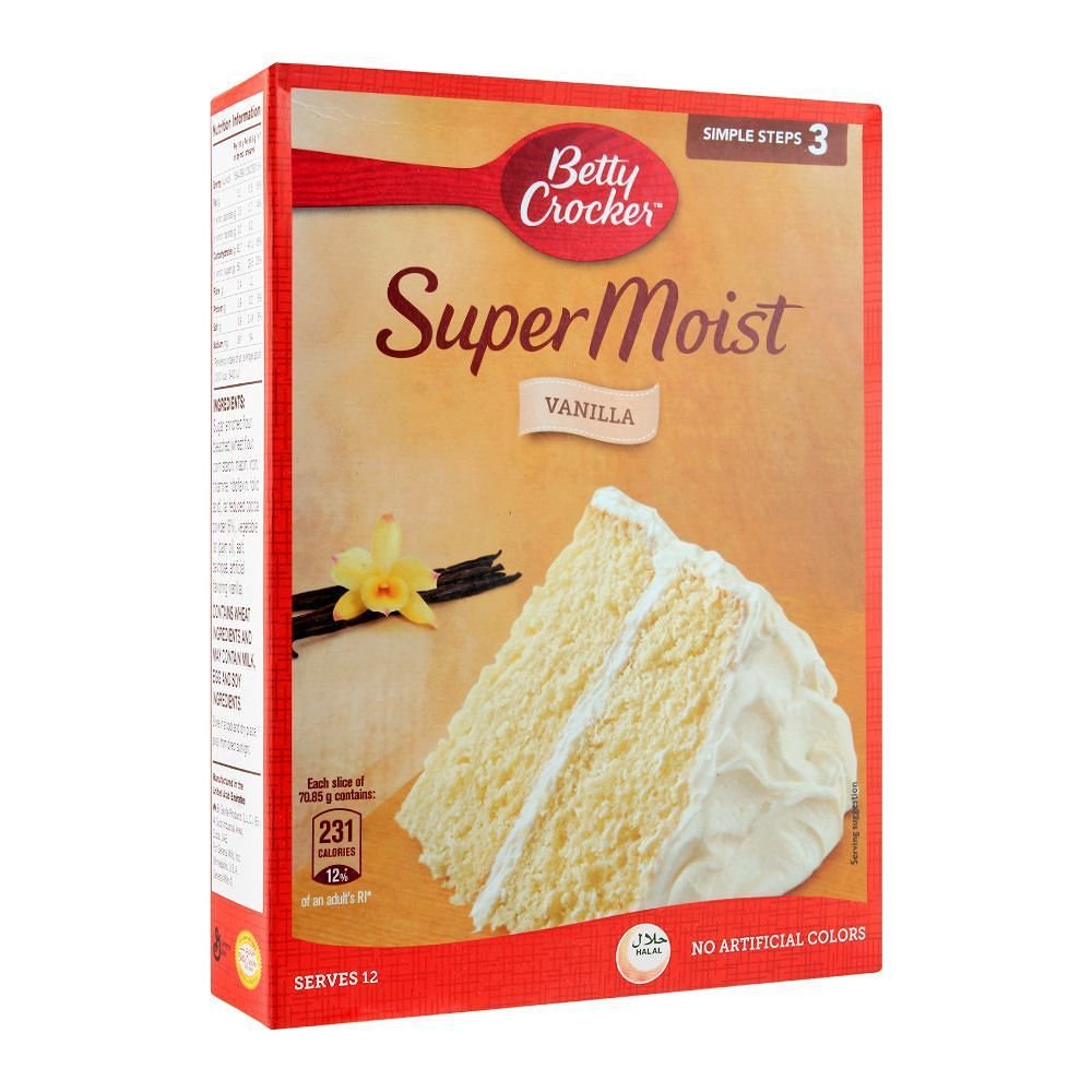 Betty Crocker Super Moist Vanilla Cake Mix