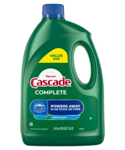 Cascade Complete Dishwashing Liquid Gel Fresh Detergent – 120 fl oz