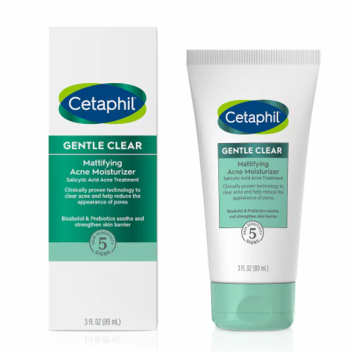 Cetaphil® Gentle Clear Mattifying Acne Moisturizer, 3 fl oz