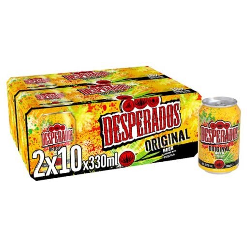 Desperados Tequila Lager Beer 330ml Cans