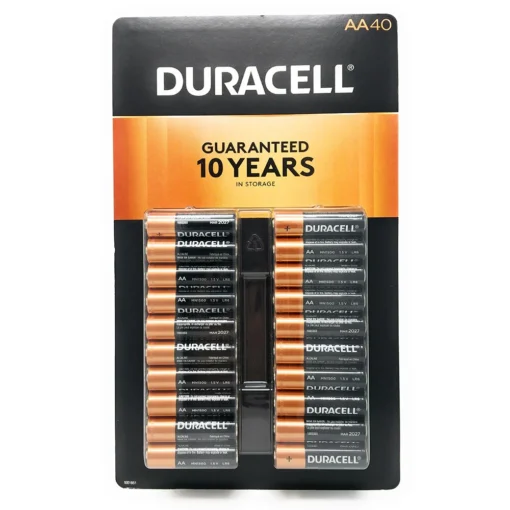 Duracell CopperTop AA Batteries – 40 Pack