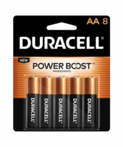 Duracell Coppertop AA Battery – Long-Lasting Double A Batteries (5-Pack)