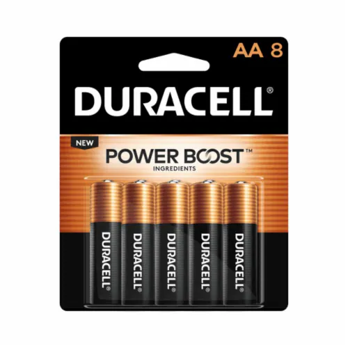 Duracell Coppertop AA Battery – Long-Lasting Double A Batteries (5-Pack)