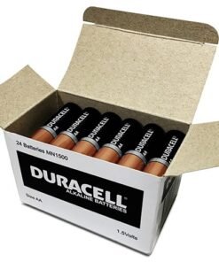 Duracell Coppertop Alkaline AA Batteries – Bulk Pack of 24