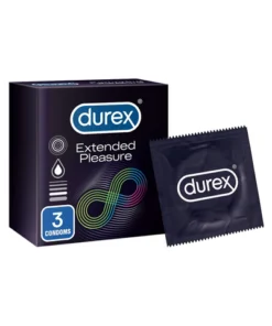 Durex Extended Pleasure Condoms – 3 Pieces