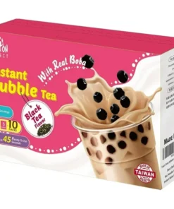 Fusion Select Authentic Instant Brown Sugar Bubble Tea Kit – Extra Rich (5 Packs) – Microwave-Heated