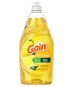 Gain Ultra Lemon Zest Dishwashing Liquid Dish Soap – 21.6 Fl. Oz.