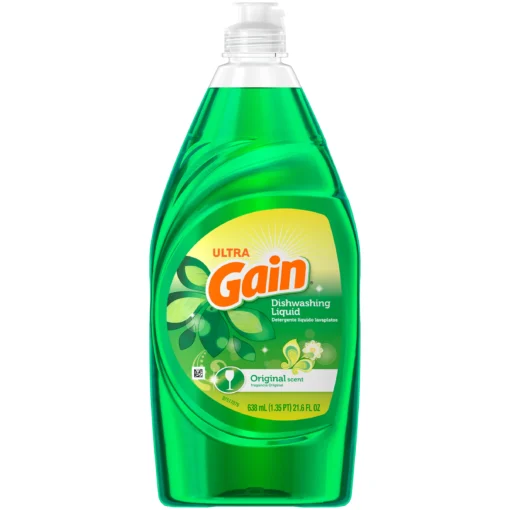 Gain Ultra Original Scent Dish Soap – Powerful Cleaning with Long-Lasting Freshness