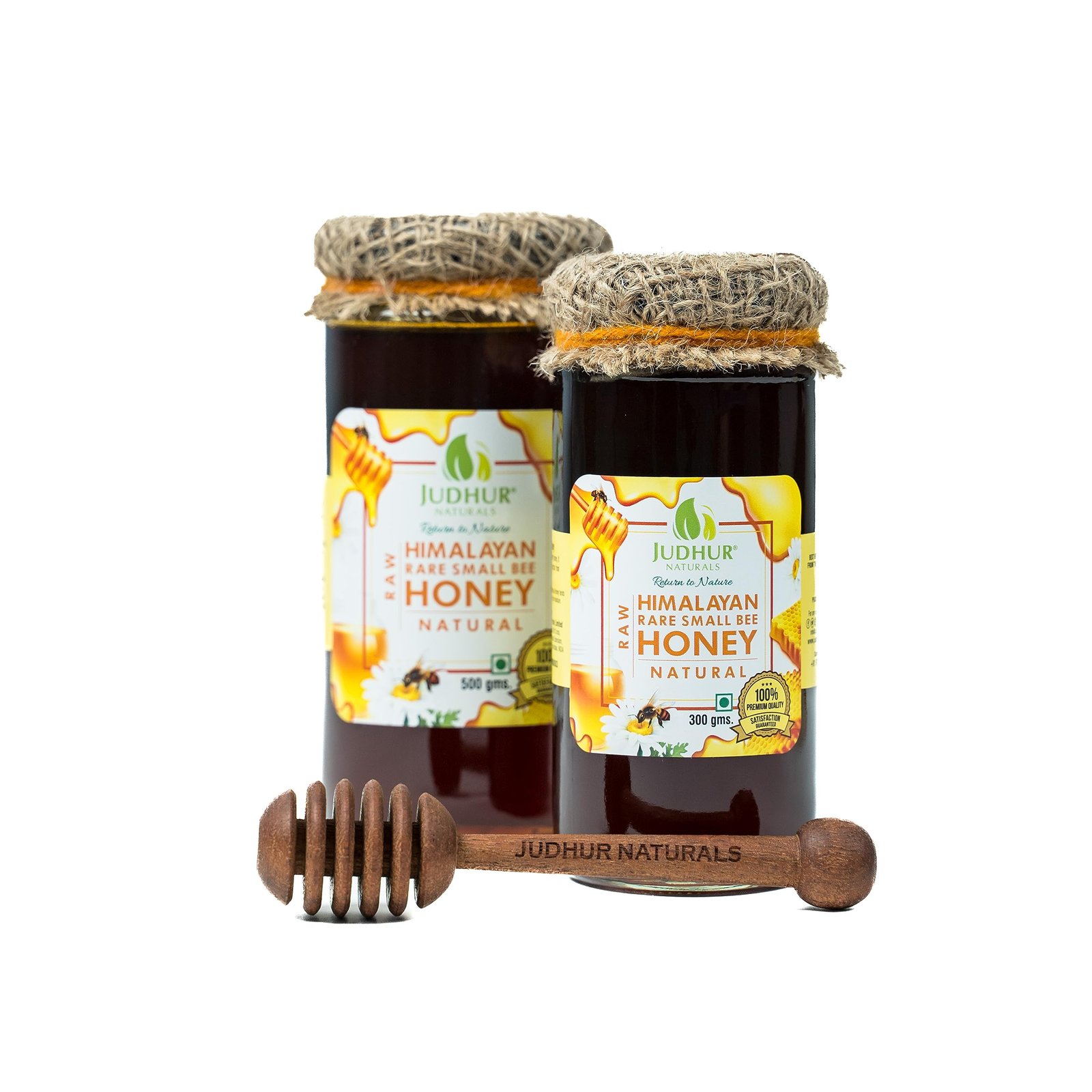 JUDHUR NATURALS Raw Organic Himalayan Rare Small Bee Honey