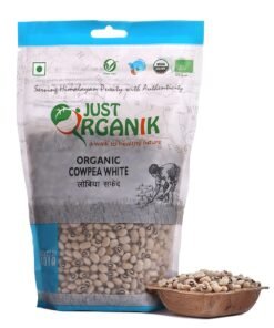 Just Organik Cowpea (Lobia) White 1 kg (2 x 500g) – 100% Organic