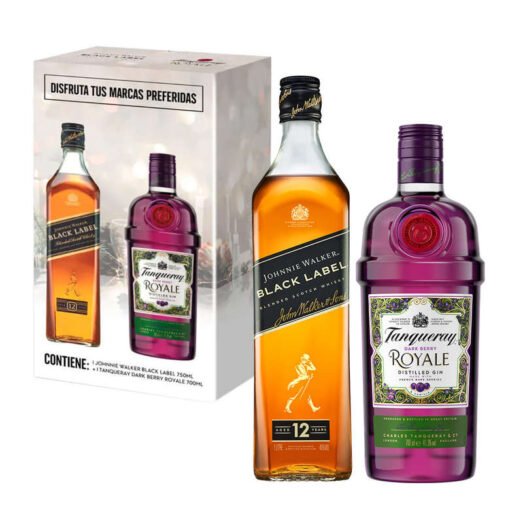 KIT JOHNNIE WALKER BLACK + TANQUERAY ROYALE