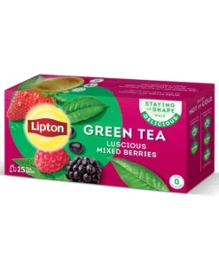 Lipton Green Tea Luscious Mixed Berries Tea Bags – 25s