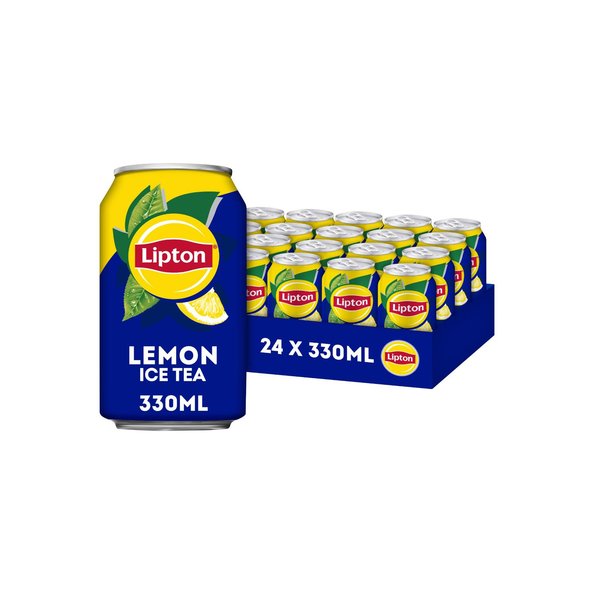 Lipton Ice Tea Lemon 24 x 0.33L – Refreshing Soft Drink 