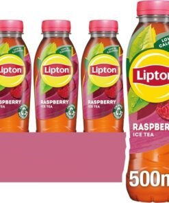 Lipton Ice Tea Raspberry Still Soft Drink, 500ml (Pack of 12)