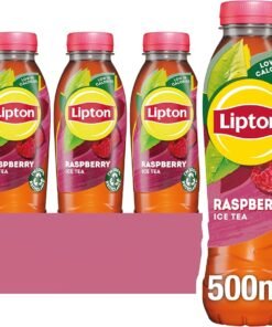 Lipton Ice Tea Raspberry Still Soft Drink, 500ml (Pack of 12)