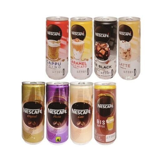 Nescafé – Various Imported Coffee RTD (Ready-to-Drink) – 220ml Can – Ice Black