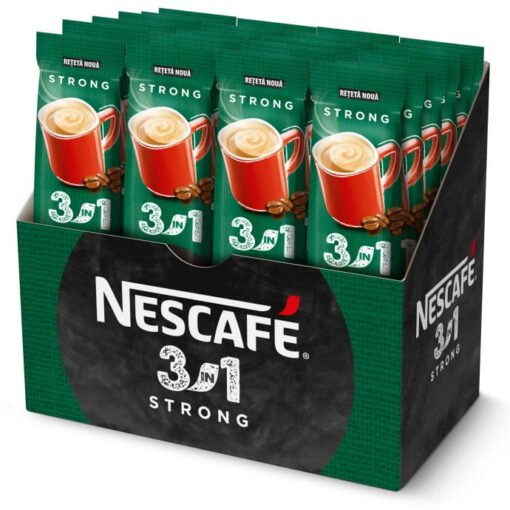 Nestle Nescafe 3 in 1 Strong Coffee Sachets – 15g