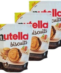 Nutella Biscuit Chocolate Hazelnut Spread Biscuit Crunchy (304g, Pack of 3)