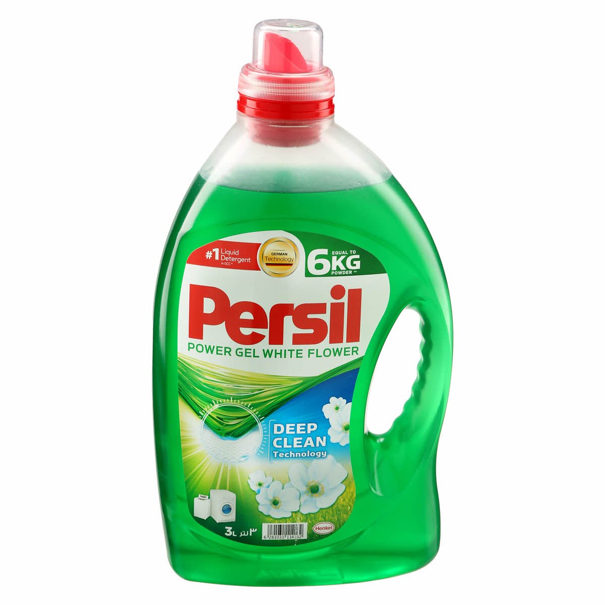 Persil Power Gel Liquid Laundry Detergent White Flower – 3L