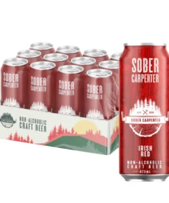 Sober Carpenter Irish Red Ale – Non-Alcoholic Craft Beer (473ml)