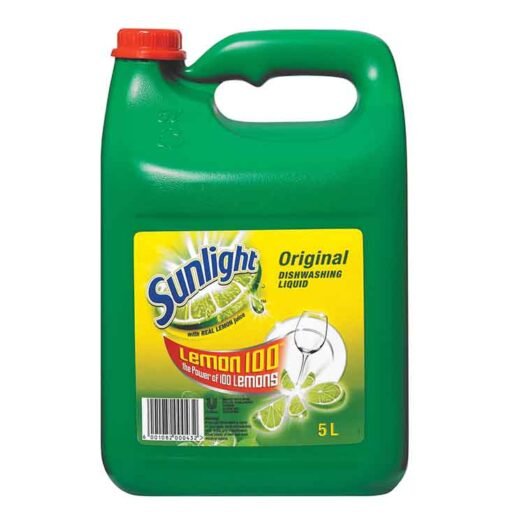 Sunlight Lemon Dish Washing Liquid – 5L