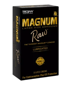 Trojan MAGNUM Raw Lubricated Condoms – Premium Comfort and Safety