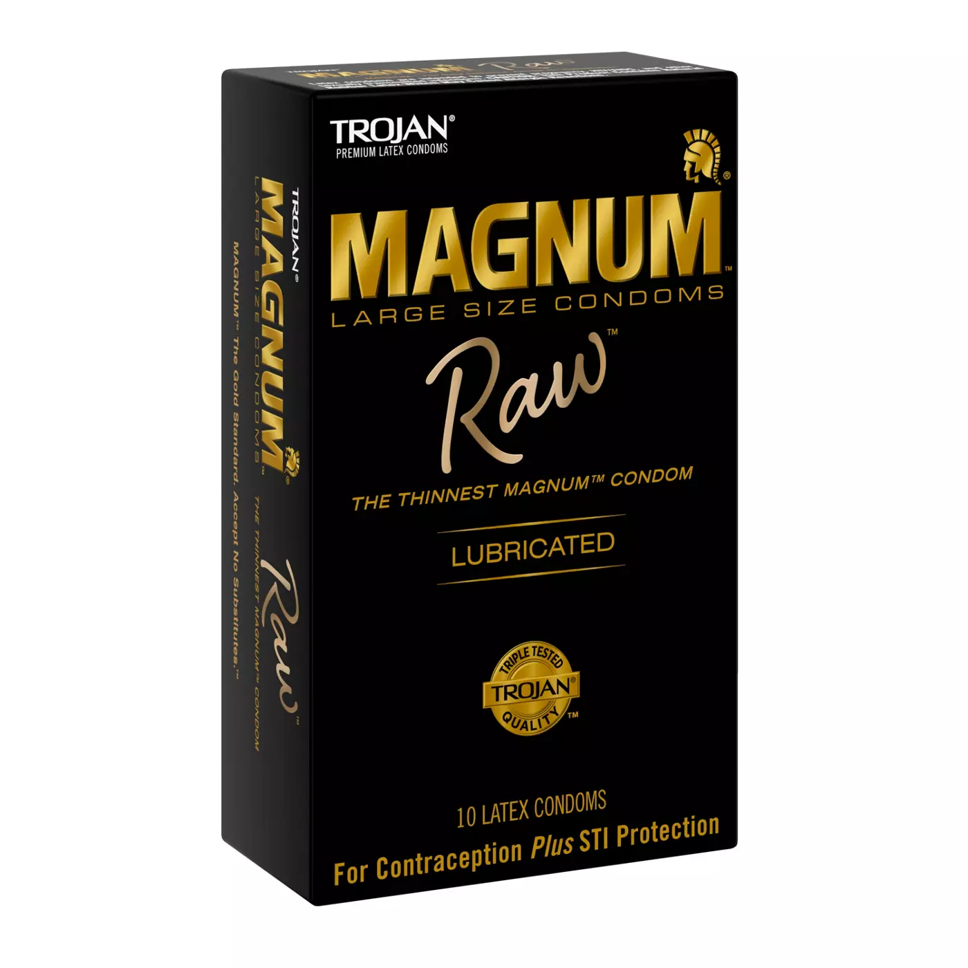 Trojan MAGNUM Raw Lubricated Condoms – Premium Comfort and Safety