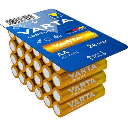 Varta Longlife AA/LR06 Batteries – 24-Pack