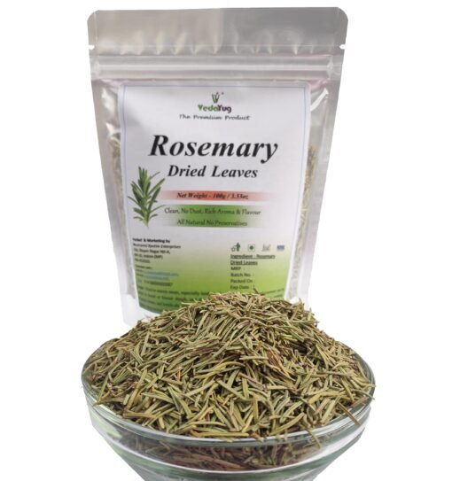 VY VedaYug Rosemary Dried Leaves 50gm | Rosemary Leaves for Hair Growth & Culinary Use