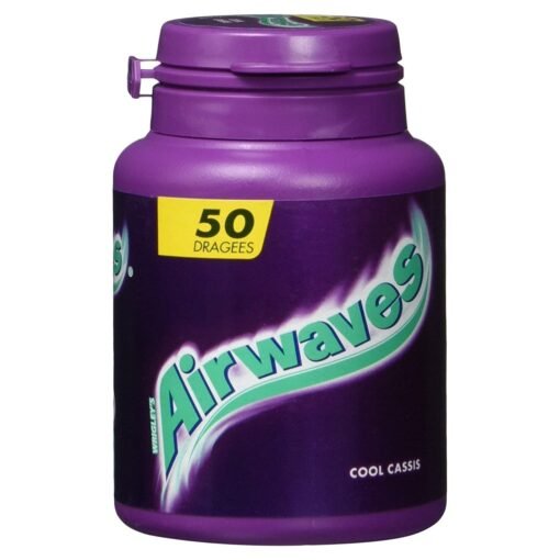 Wrigley’s Airwaves Sugar-Free Chewing Gum – Cool CASIS Flavor (Re-closable Container, 50 Pieces)